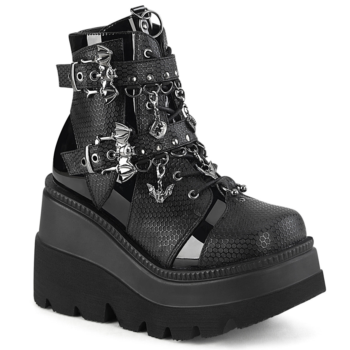 SHAKER-66 4 1/2" Wedge PF Ankle Boot, Side Zip