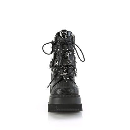 SHAKER-66 4 1/2" Wedge PF Ankle Boot, Side Zip