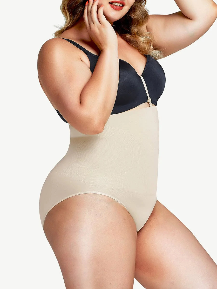 Women's Shapewear Seamless Plus Size Buckle Panty