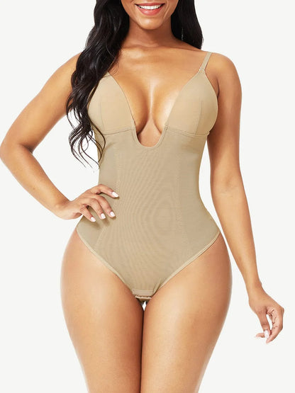 Women’s Low-Back Shapewear Backless Strapless Bridal Bodysuit