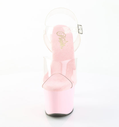 SKY-308 7" Heel, 2 3/4" PF Ankle Strap Sandal