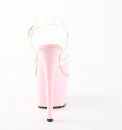 SKY-308 7" Heel, 2 3/4" PF Ankle Strap Sandal