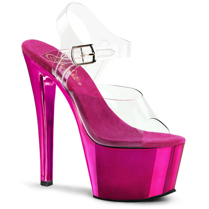 SKY-308 7" Heel, 2 3/4" PF Ankle Strap Sandal
