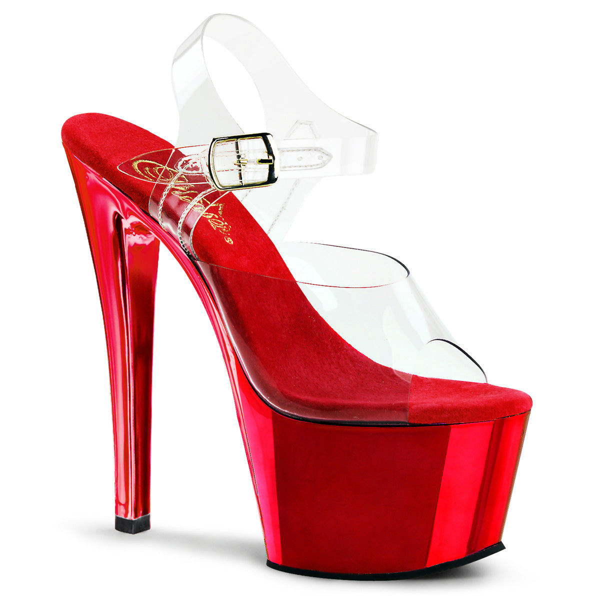 SKY-308 *7" Heel, 2 3/4" PF Ankle Strap Sandal