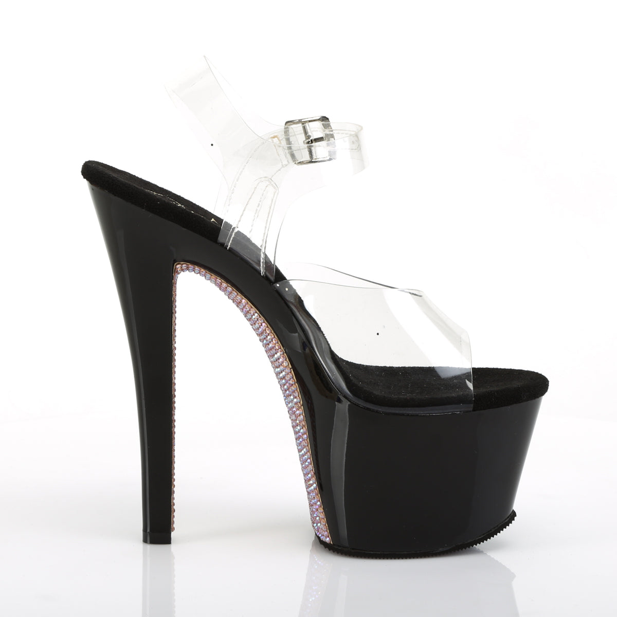 SKY-308CRS 7" Heel, 2 3/4" PF Ankle Strap Sandal