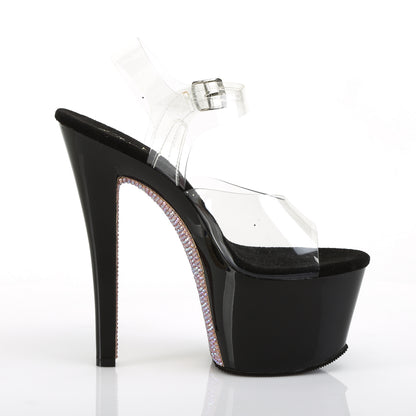 SKY-308CRS 7" Heel, 2 3/4" PF Ankle Strap Sandal