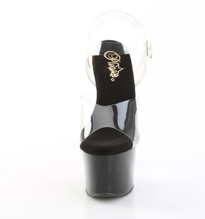 SKY-308CRS 7" Heel, 2 3/4" PF Ankle Strap Sandal