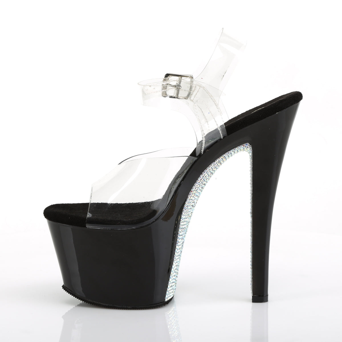SKY-308CRS 7" Heel, 2 3/4" PF Ankle Strap Sandal