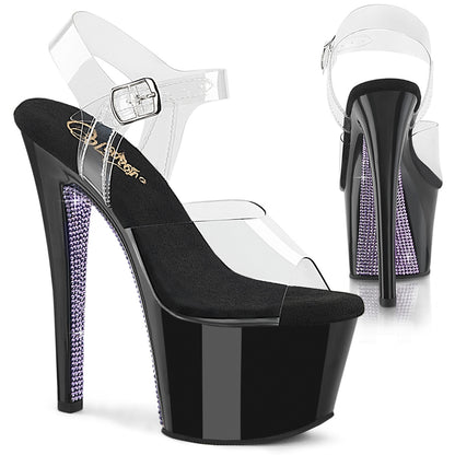 SKY-308CRS 7" Heel, 2 3/4" PF Ankle Strap Sandal