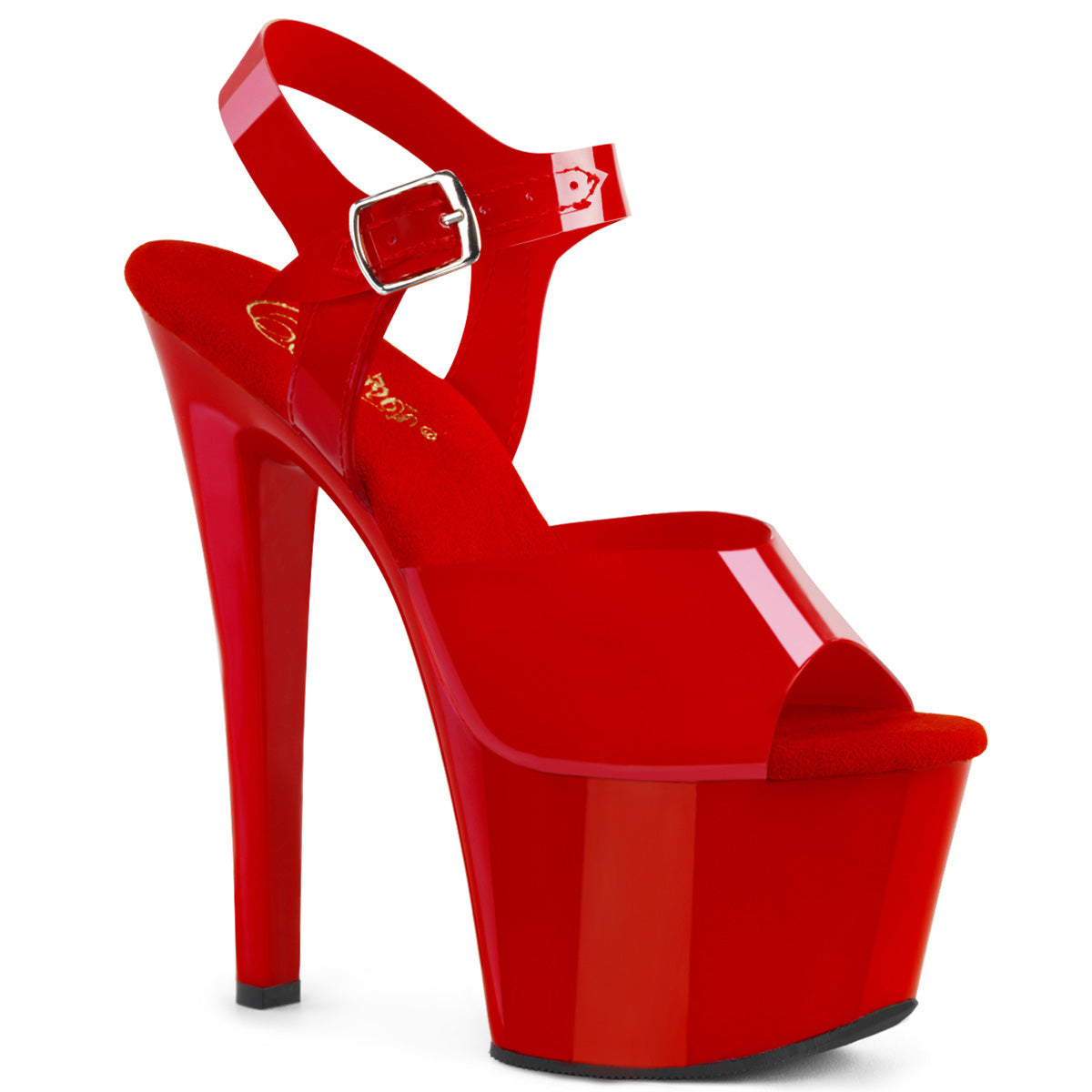 SKY-308N *7" Heel, 2 3/4" PF Ankle Strap Sandal