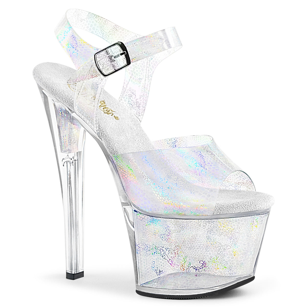 SKY-308N *7" Heel, 2 3/4" PF Ankle Strap Sandal