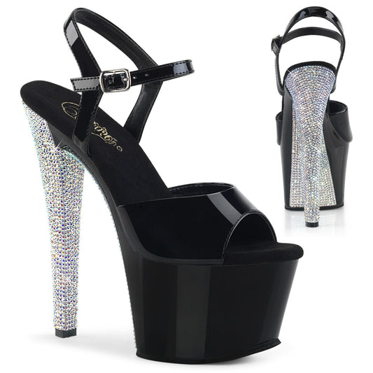 SKY-309CHRS 7" Heel, 2 3/4" PF Ankle Strap Sandal