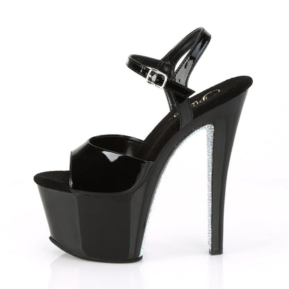 SKY-309CRS 7" Heel, 2 3/4" PF Ankle Strap Sandal