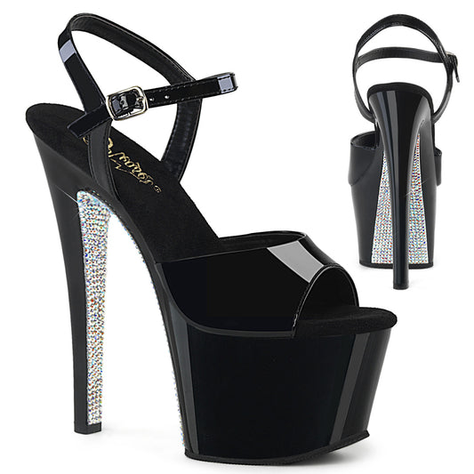SKY-309CRS 7" Heel, 2 3/4" PF Ankle Strap Sandal