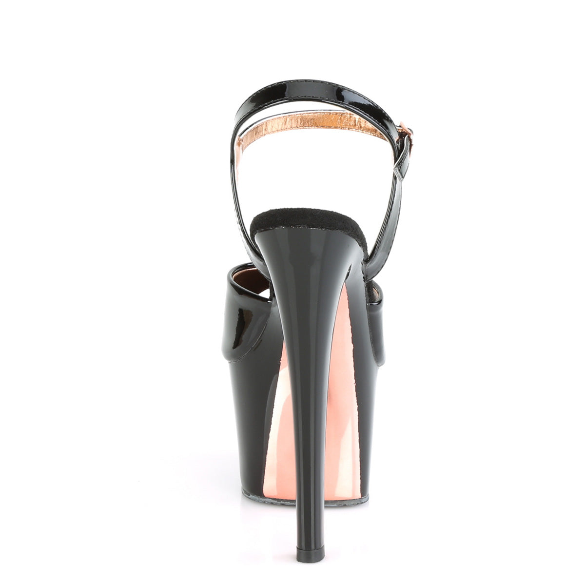 SKY-309TT *7" Heel, 2 3/4" PF Two Tone Ankle Strap Sandal