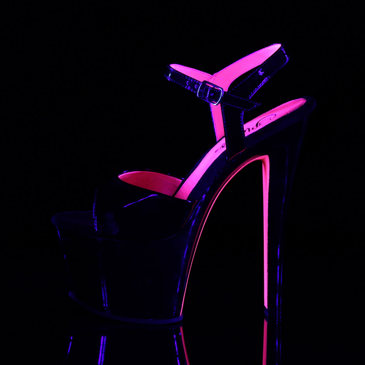 SKY-309TT *7" Heel, 2 3/4" PF Two Tone Ankle Strap Sandal