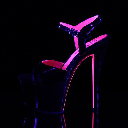 SKY-309TT *7" Heel, 2 3/4" PF Two Tone Ankle Strap Sandal