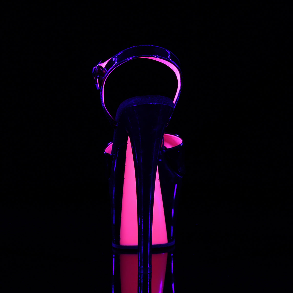 SKY-309TT *7" Heel, 2 3/4" PF Two Tone Ankle Strap Sandal