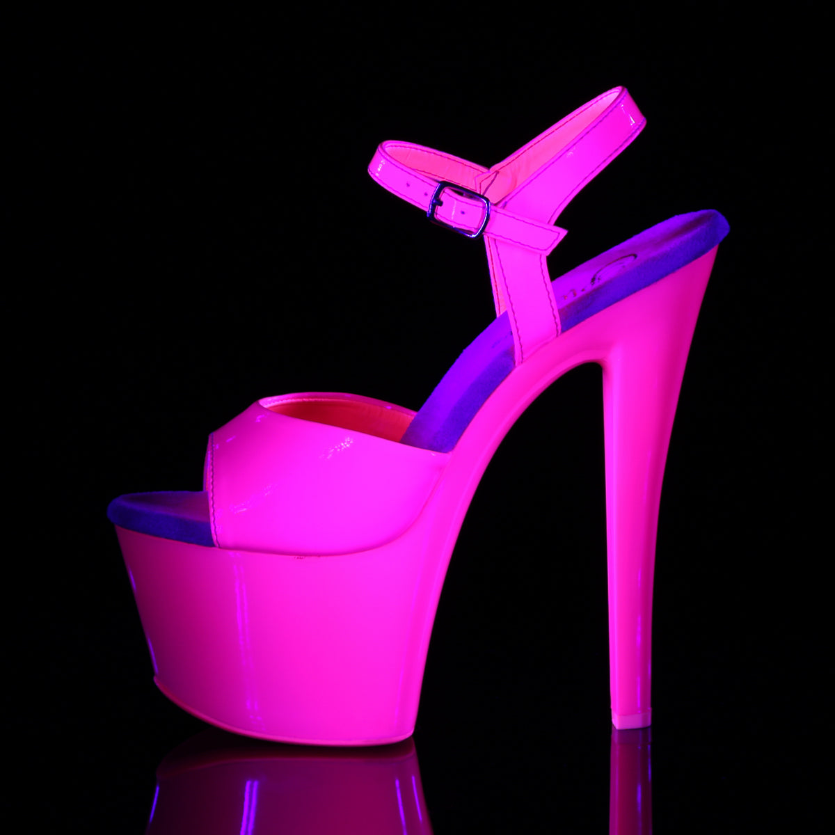 SKY-309UV 7" Heel 2 3/4" PF Ankle Strap Sandal
