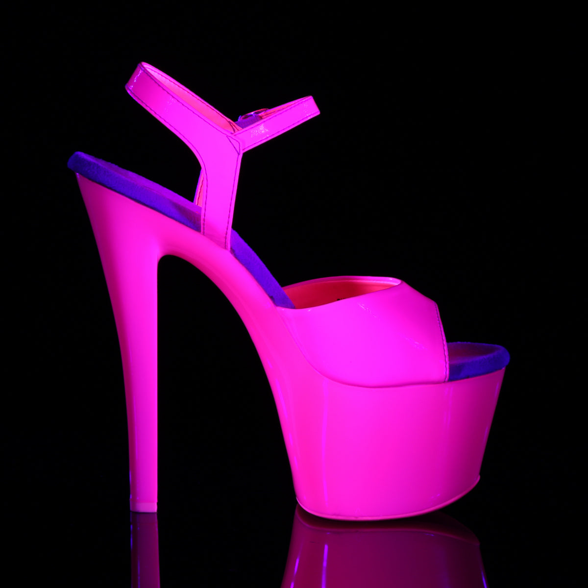 SKY-309UV 7" Heel 2 3/4" PF Ankle Strap Sandal