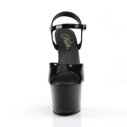 SKY-309VL *7" Heel, 2 3/4"PF All Vegan Ankle Strap Sandal