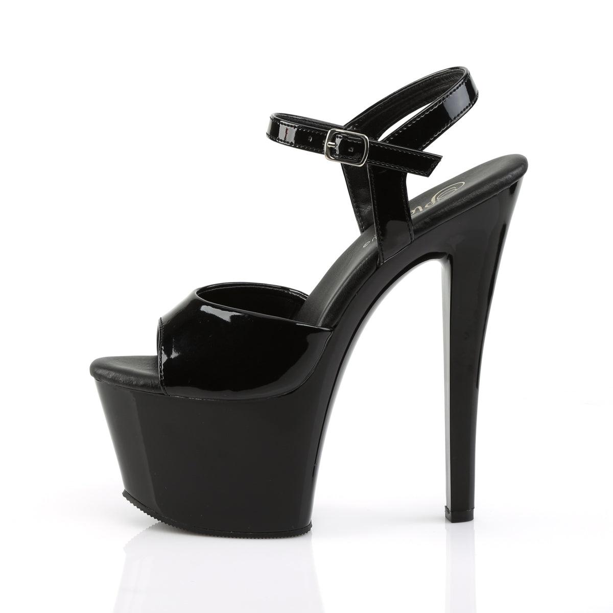 SKY-309VL *7" Heel, 2 3/4"PF All Vegan Ankle Strap Sandal