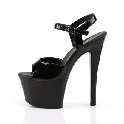 SKY-309VL *7" Heel, 2 3/4"PF All Vegan Ankle Strap Sandal