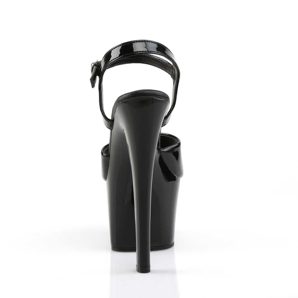 SKY-309VL *7" Heel, 2 3/4"PF All Vegan Ankle Strap Sandal