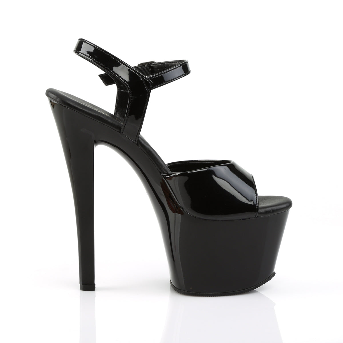 SKY-309VL *7" Heel, 2 3/4"PF All Vegan Ankle Strap Sandal