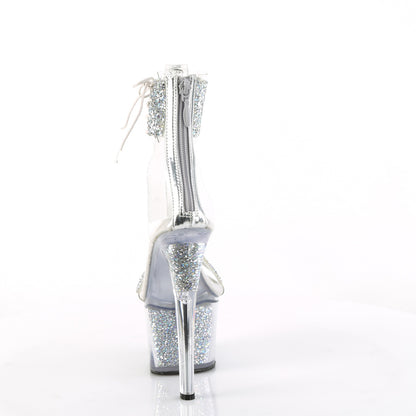 SKY-327RSI *7" Heel, 2 3/4" PF Ankle Cuff Sandal w/RS, Back Zip
