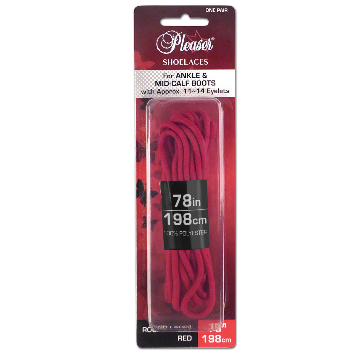 SL-ANKLE-PL PLEASER  Ankle Boot Shoe Laces