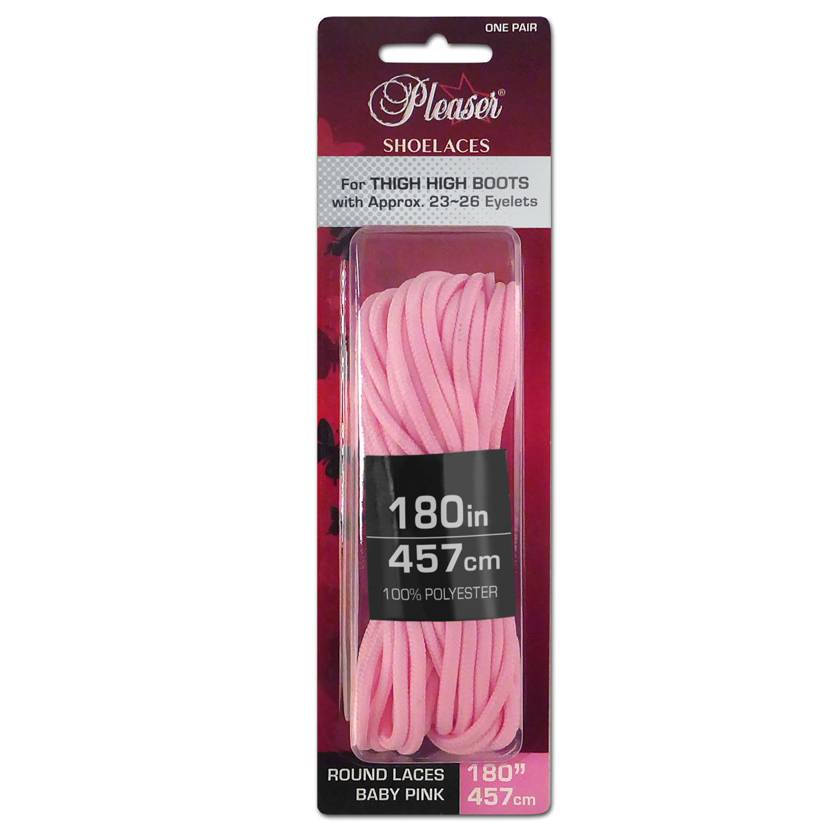 SL-THIGH-PL PLEASER Thigh High Boot Shoe Laces