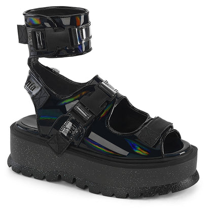 SLACKER-15B *2" Platform Ankle Cuff Sandal