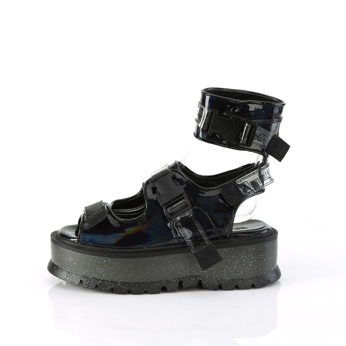 SLACKER-15B *2" Platform Ankle Cuff Sandal