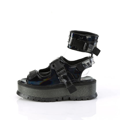 SLACKER-15B *2" Platform Ankle Cuff Sandal