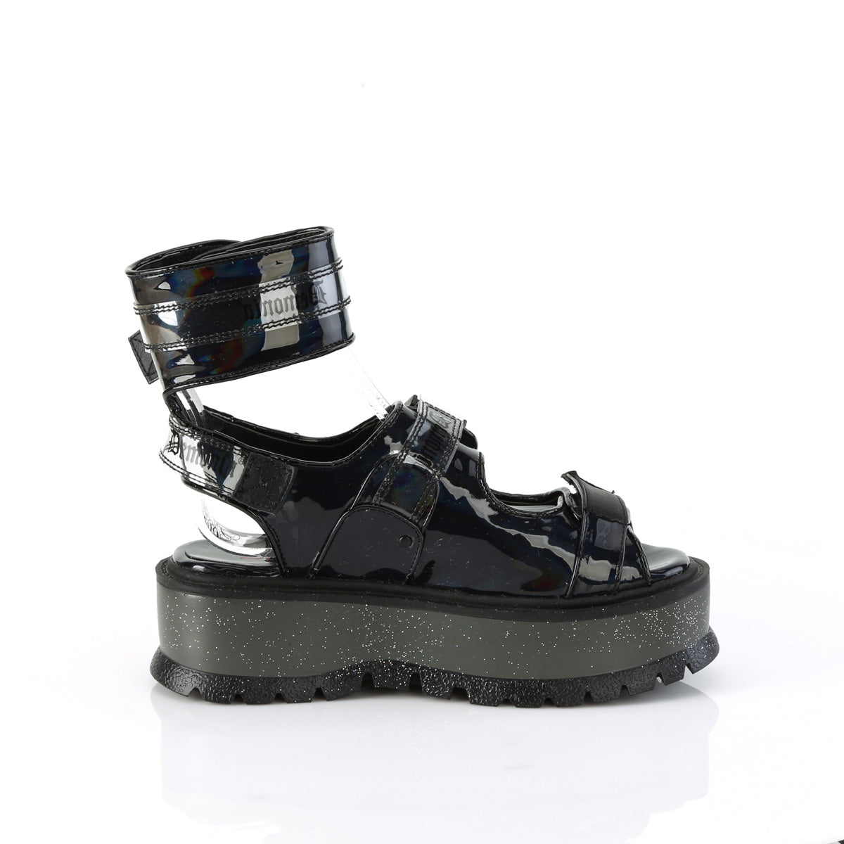SLACKER-15B *2" Platform Ankle Cuff Sandal