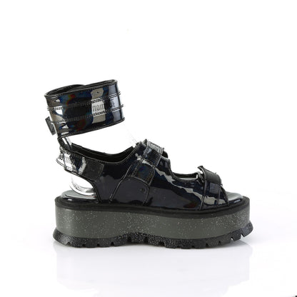 SLACKER-15B *2" Platform Ankle Cuff Sandal