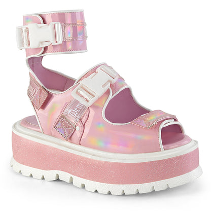 SLACKER-15B *2" Platform Ankle Cuff Sandal