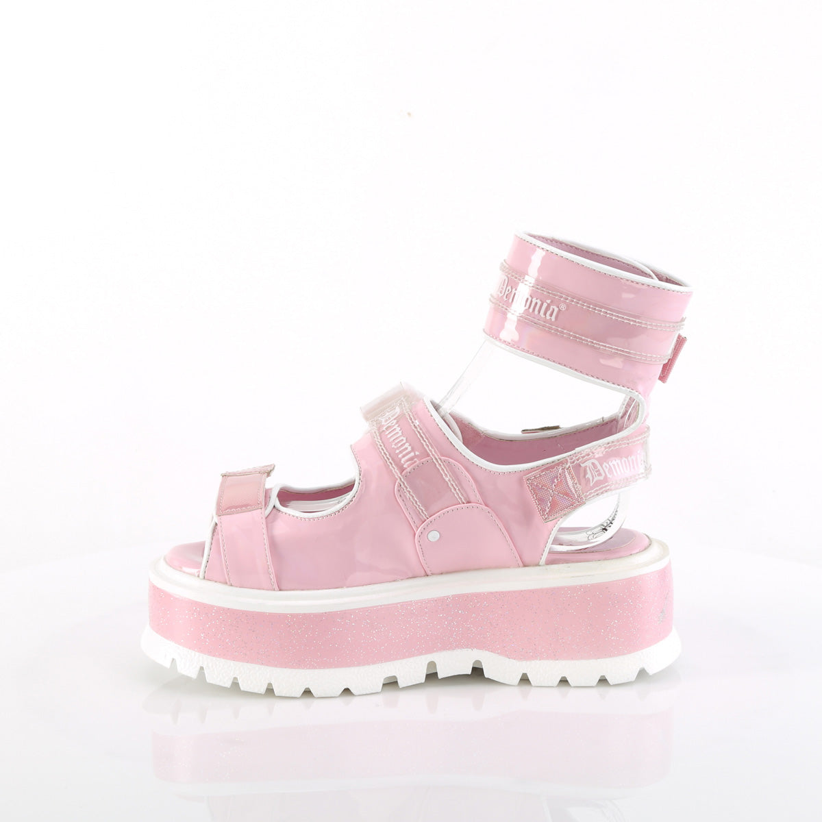 SLACKER-15B *2" Platform Ankle Cuff Sandal
