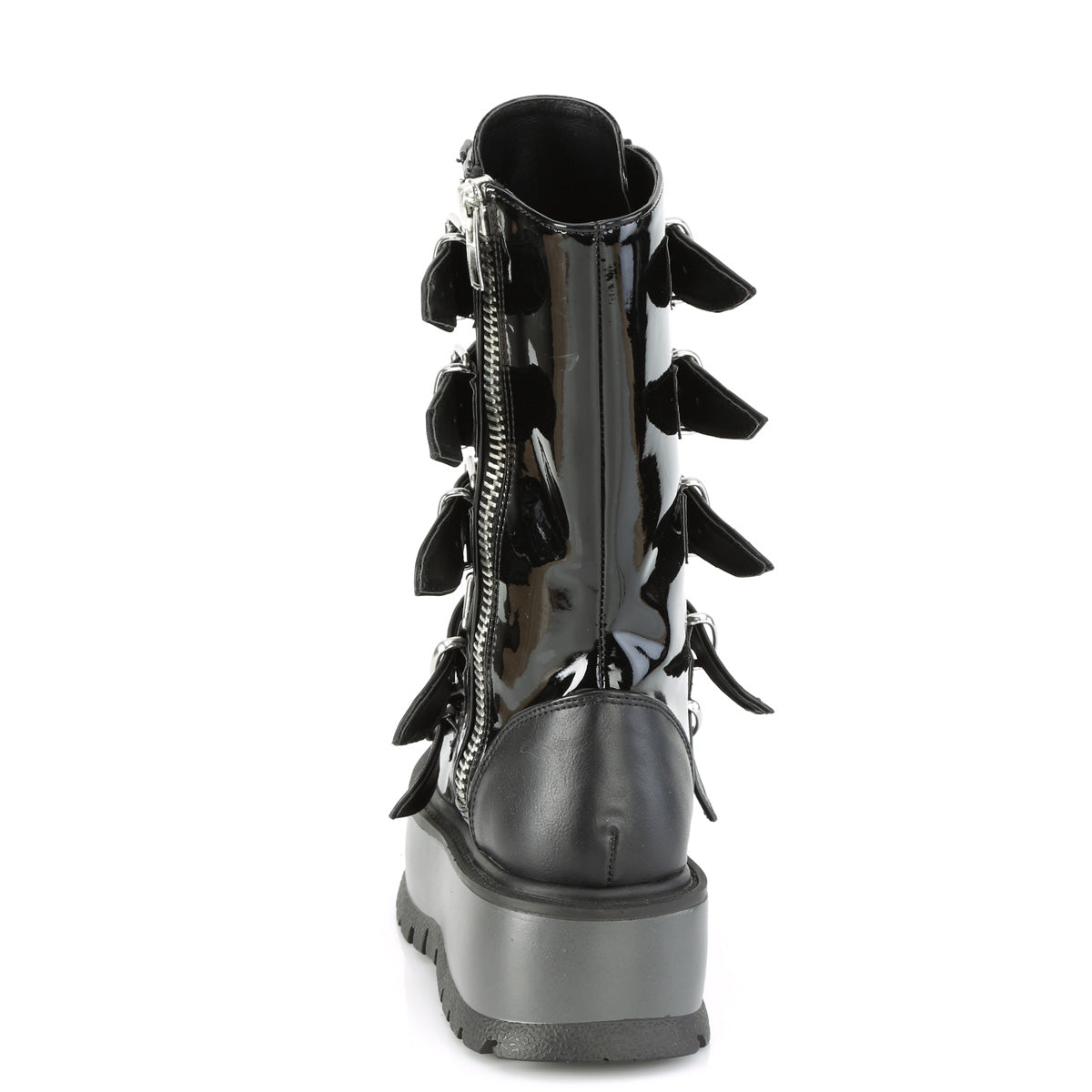 SLACKER-160 2" PF Mid-Calf Boot w/ 5 Buckle Straps, Outside Zip