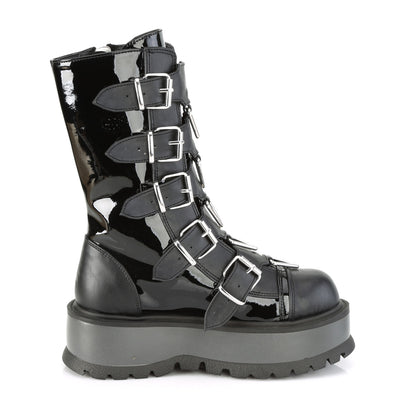 SLACKER-160 2" PF Mid-Calf Boot w/ 5 Buckle Straps, Outside Zip