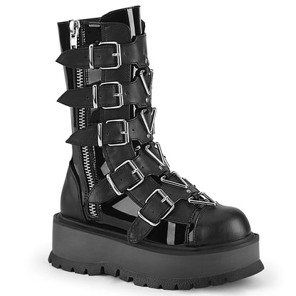 SLACKER-160 2" PF Mid-Calf Boot w/ 5 Buckle Straps, Outside Zip