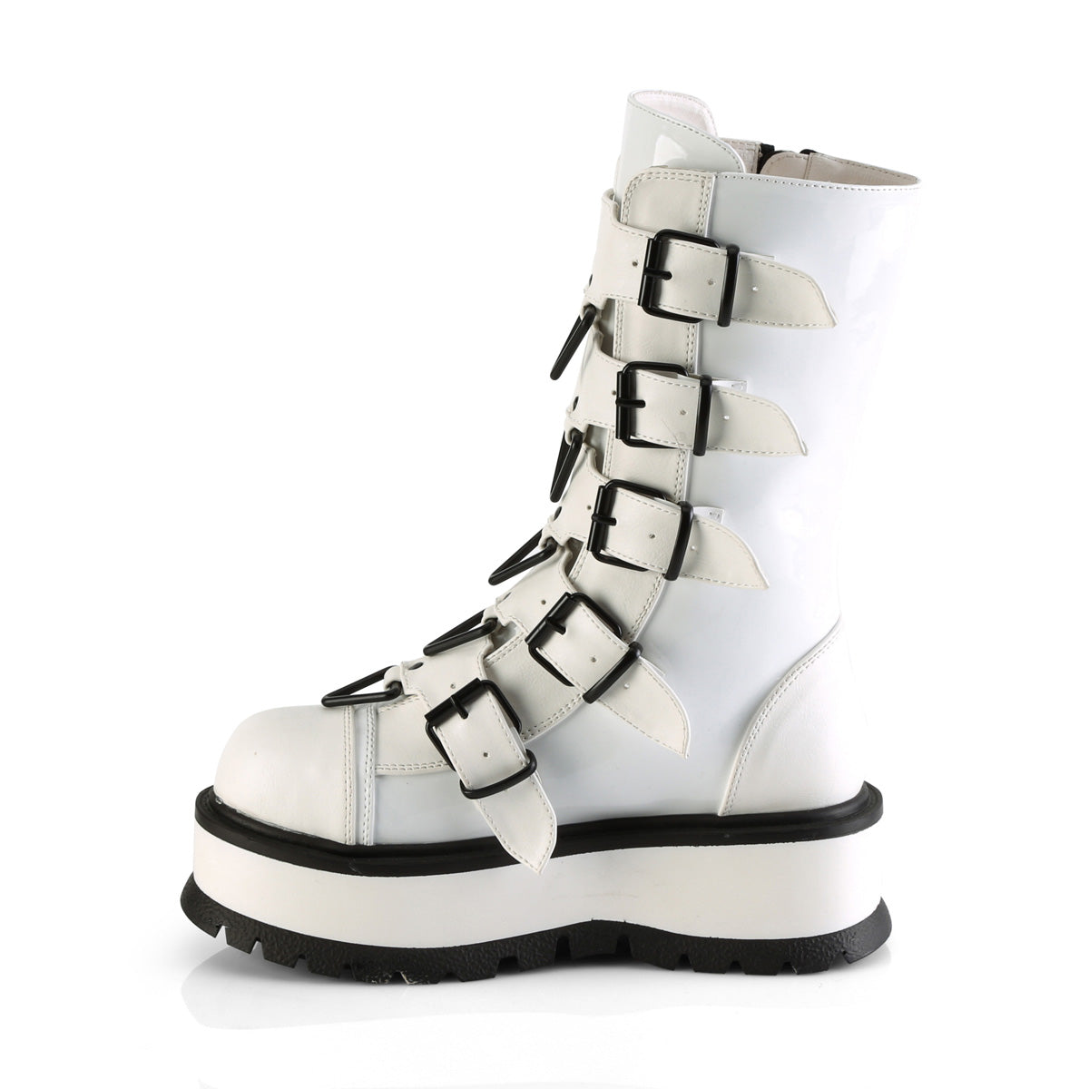 SLACKER-160 2" PF Mid-Calf Boot w/ 5 Buckle Straps, Outside Zip