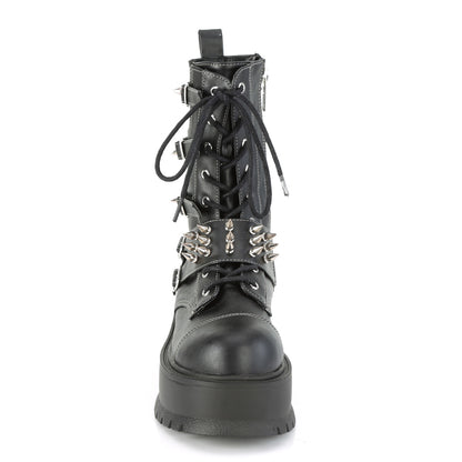 SLACKER-165 2" PF Lace-Up Mid-Calf Boot, Side Zip