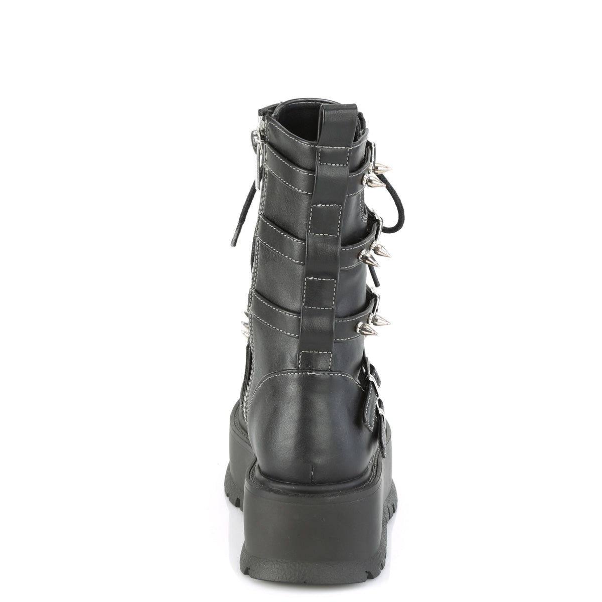 SLACKER-165 2" PF Lace-Up Mid-Calf Boot, Side Zip