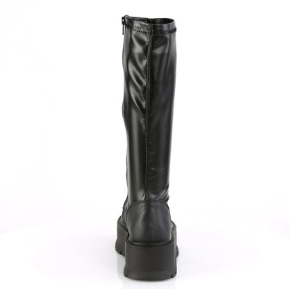 SLACKER-200 2" PF STR Knee High Boot, 1/2 Side Zip