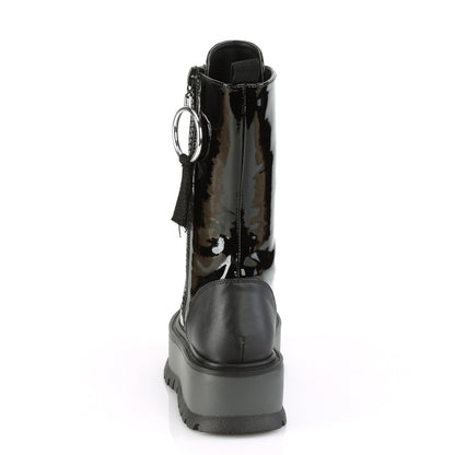 SLACKER-220 2" PF Lace-Up Mid-Calf Boot, Outside Zip