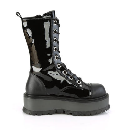 SLACKER-220 2" PF Lace-Up Mid-Calf Boot, Outside Zip