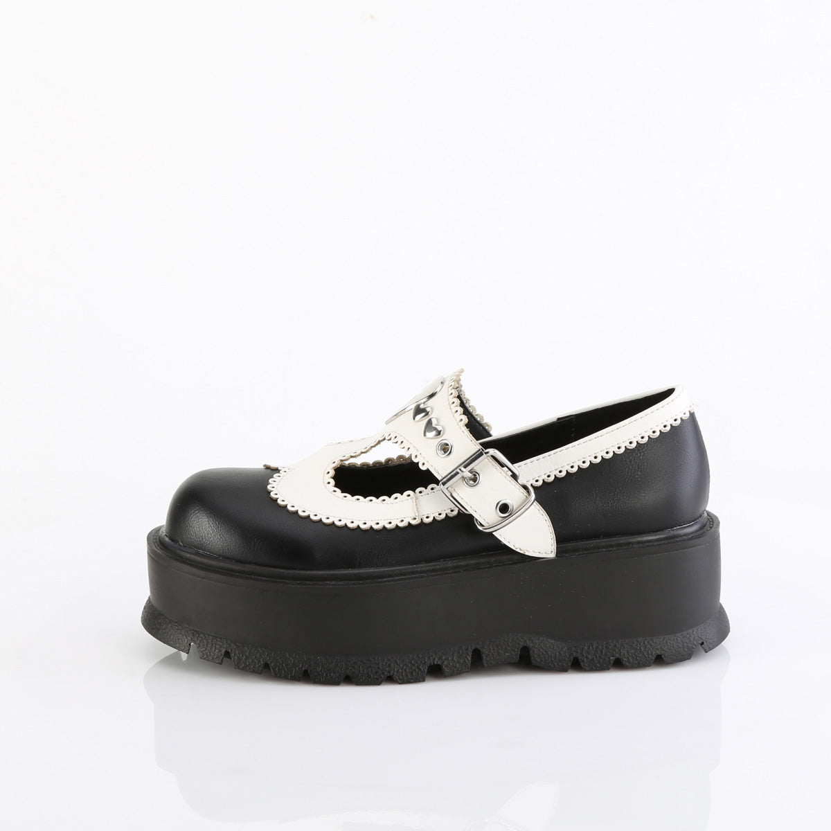 SLACKER-23 *2" Platform T-Strap Maryjane