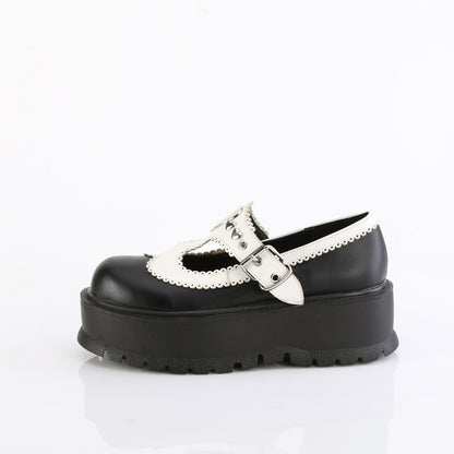 SLACKER-23 *2" Platform T-Strap Maryjane